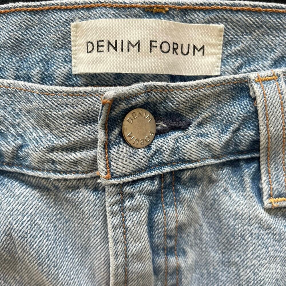Denim Forum The '90s Ricci Denim Skirt 7 Yrs Bleu Taboo - Size 28 - Picture 5 of 7